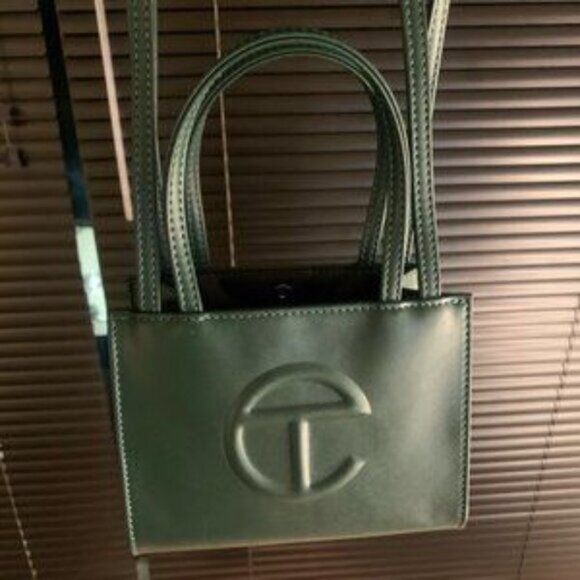 Telfar Small Dark Olive Shopping Bag - Picture 6 of 8